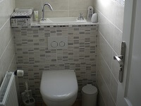WC suspendu avec lave-main compact WiCi Next - Monsieur C (71) - 2 sur 2 (après)